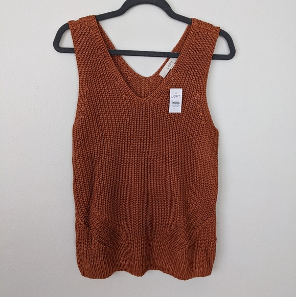 LOFT Sweaters - LOFT Double V Sweater Tank